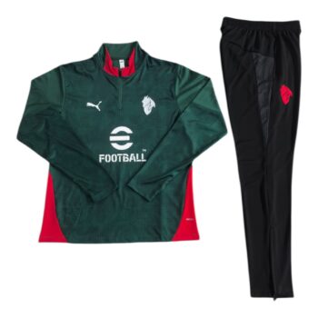 25/26 AC Milan Tracksuit Green/Black